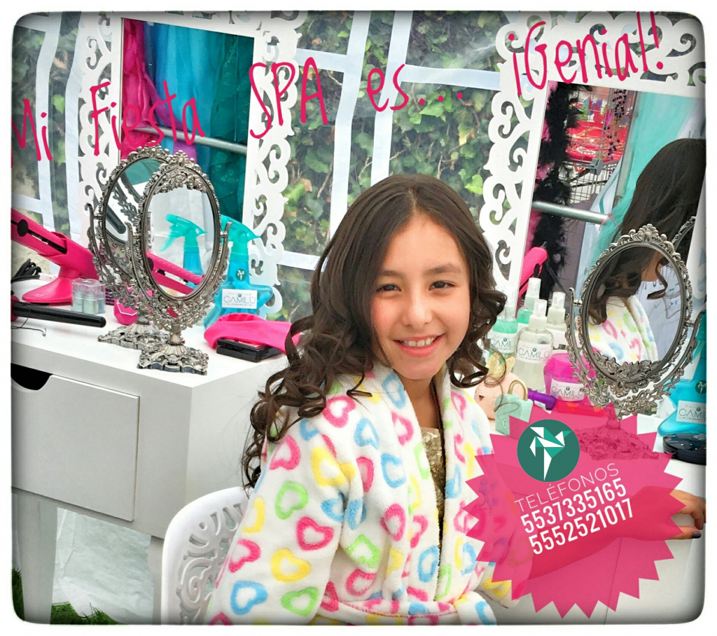 Fiesta SPA para niñas a domicilio Satélite