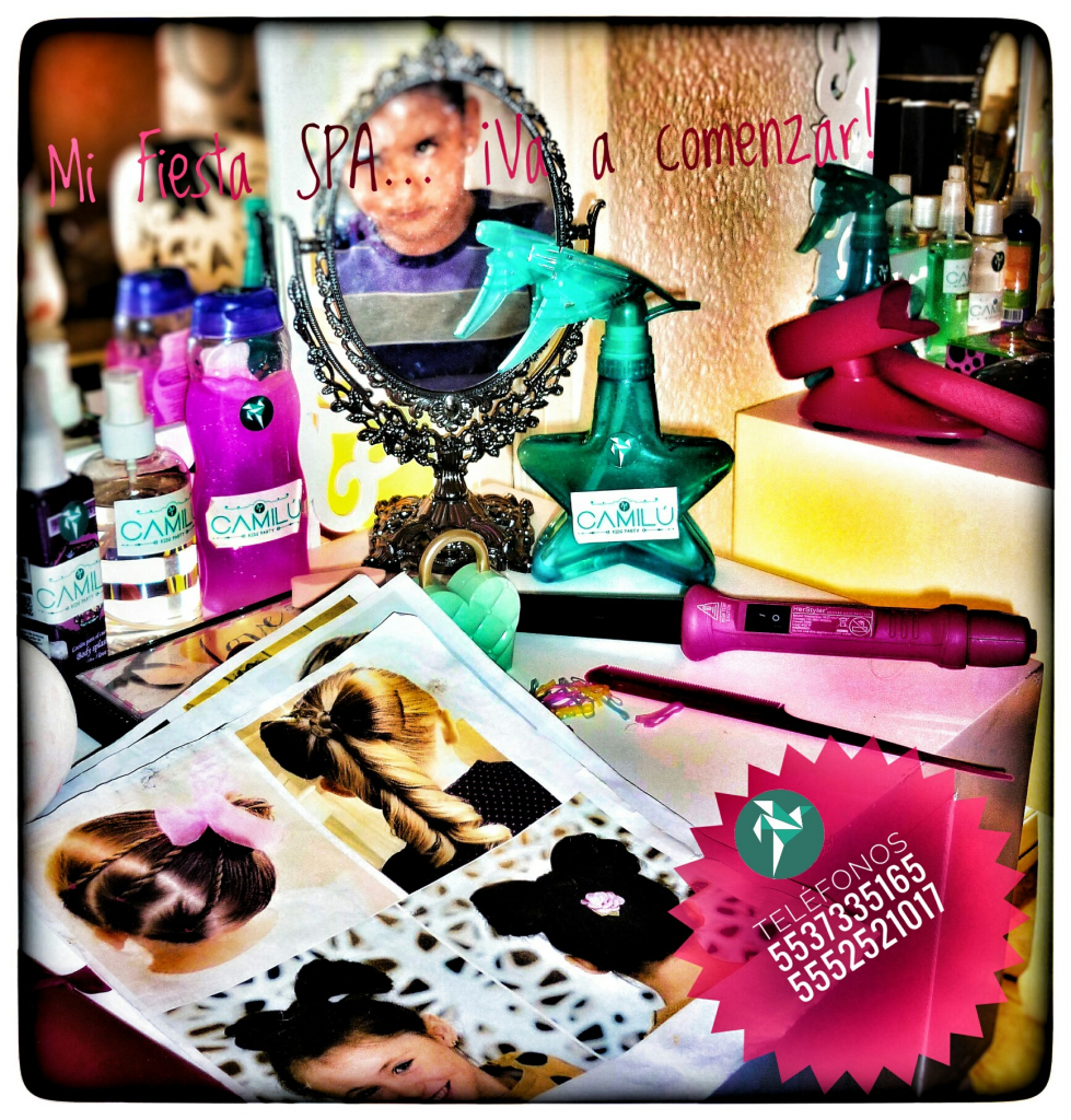 SPA party para niñas a domicilio en Naucalpan
