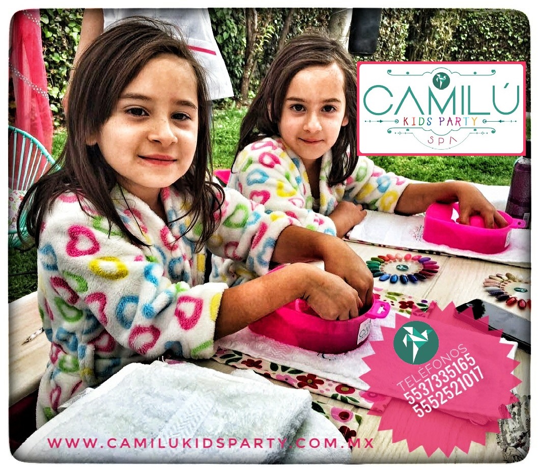 Fiesta SPA para niñas a domicilio Zona Esmeralda