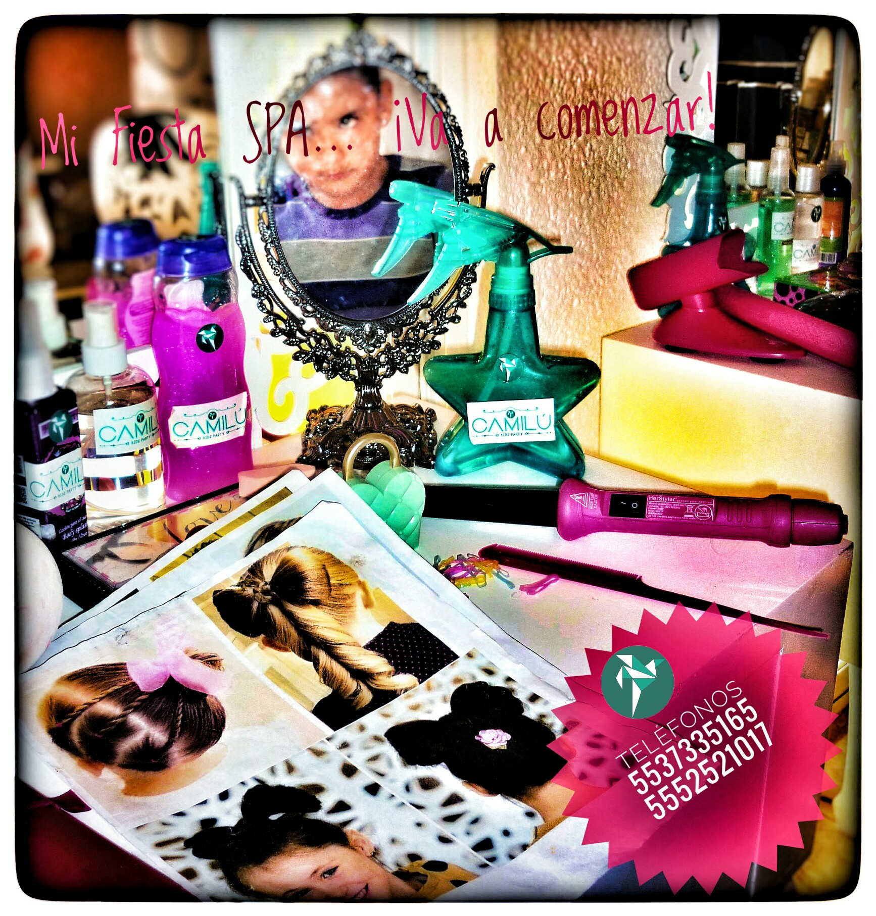 SPA party para niñas a domicilio en Naucalpan