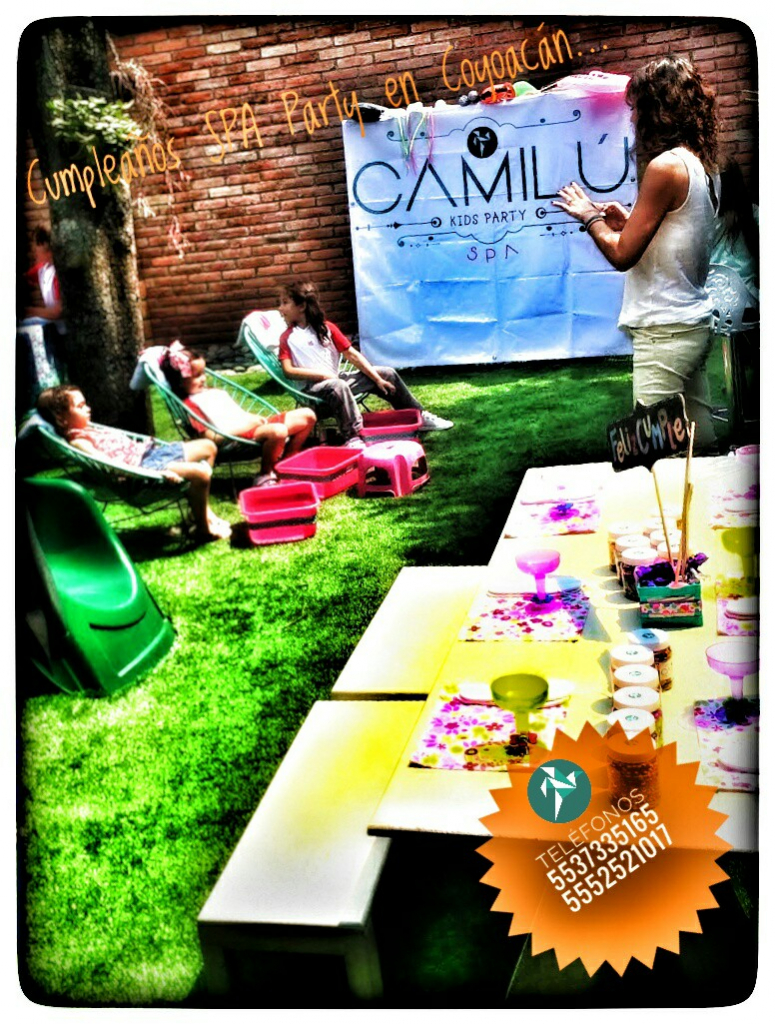 Cumpleaños SPA para niñas en Coyoacán